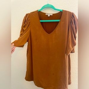 Green envelope brand, Size:L burnt orange business shirt